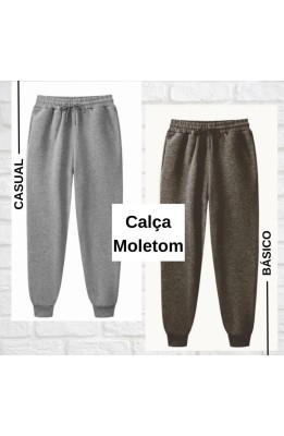 Calça masculina moletom 