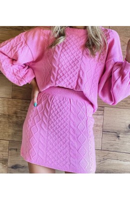 Conjunto tricô mousse