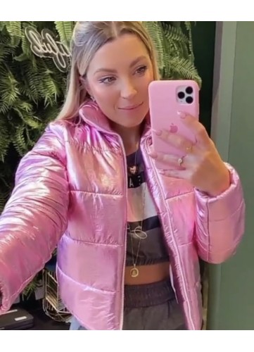 Jaqueta puffer metalizada Jaqueta puffer metalizada